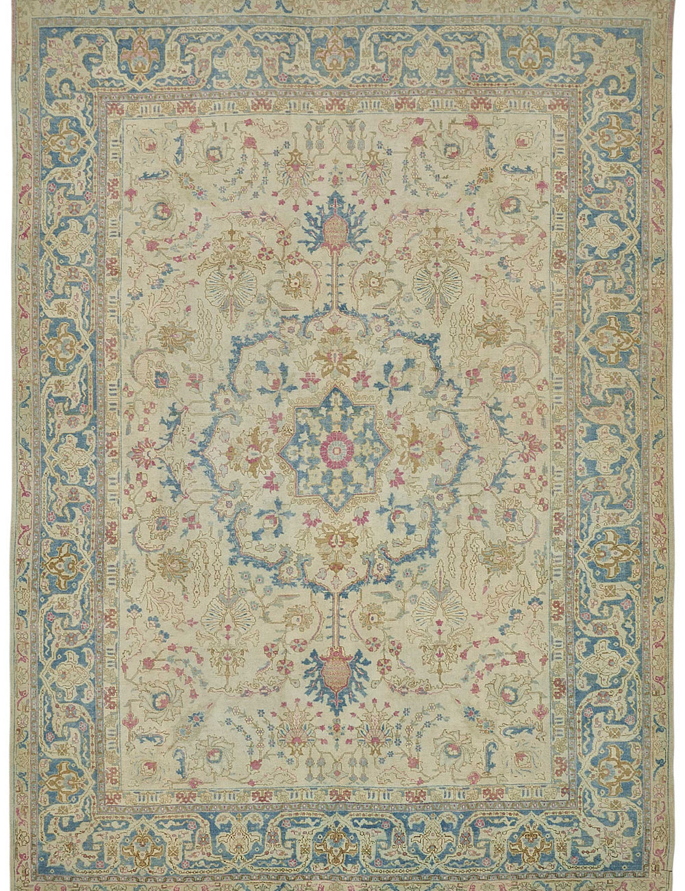 Persian Antique Rug 2.62 x 3.55 - Beige