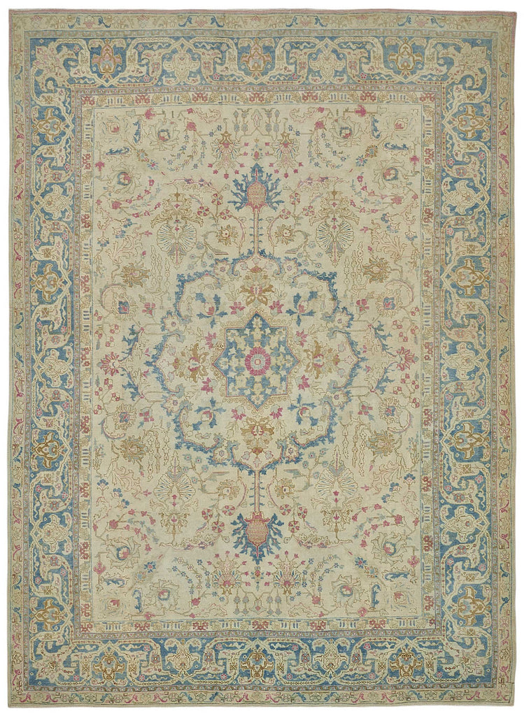 Persian Antique Rug 2.62 x 3.55 - Beige - SamaRugs