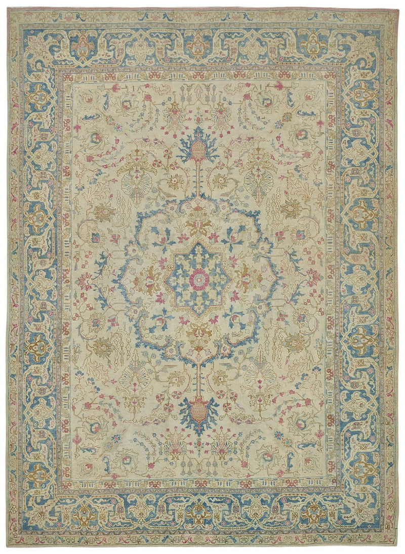 Persian Antique Rug 2.62 x 3.55 - Beige - SamaRugs