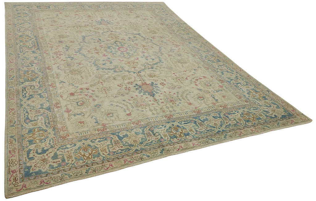 Persian Antique Rug 2.62 x 3.55 - Beige - SamaRugs
