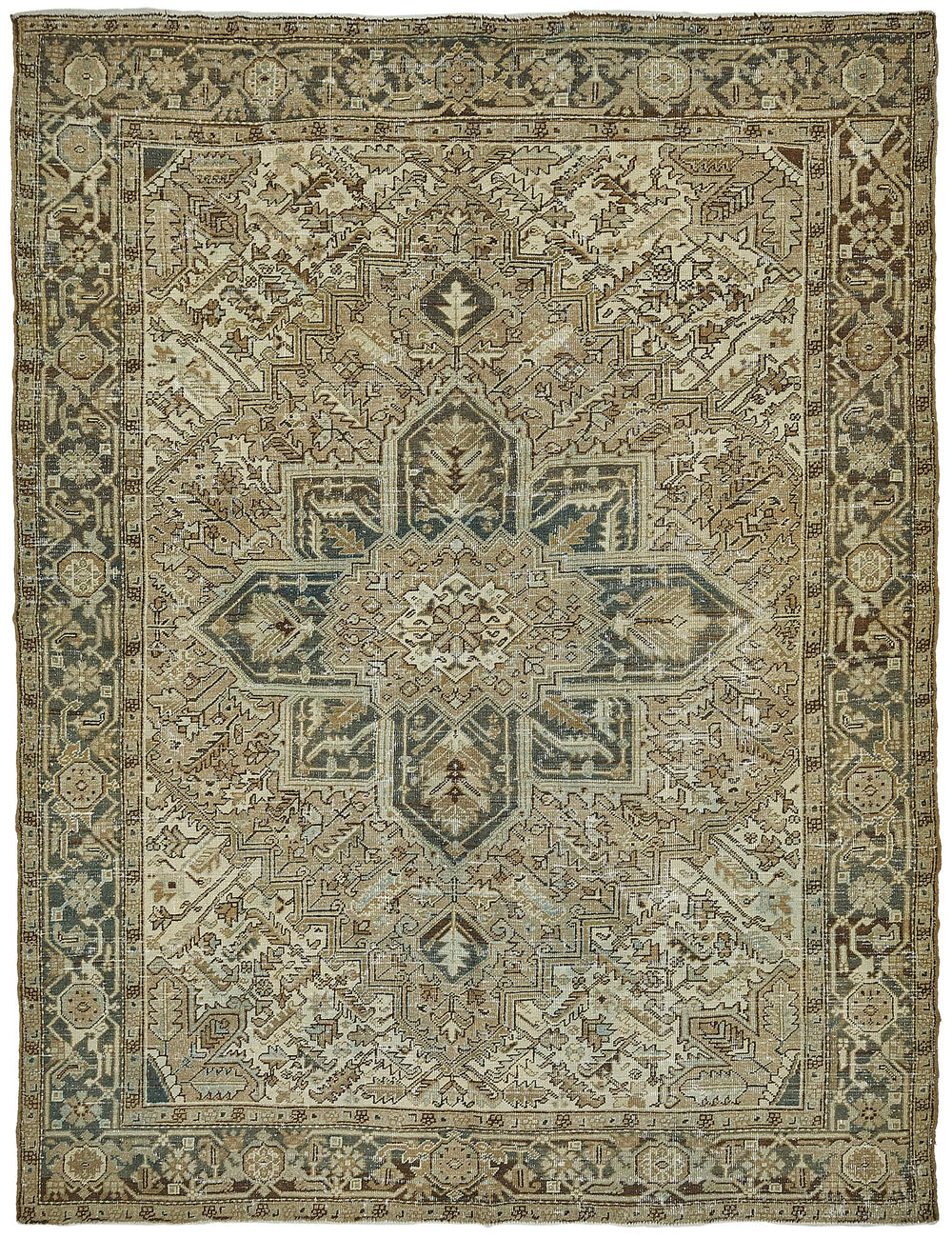 Persian Antique Rug 2.36 x 3.10 - Beige