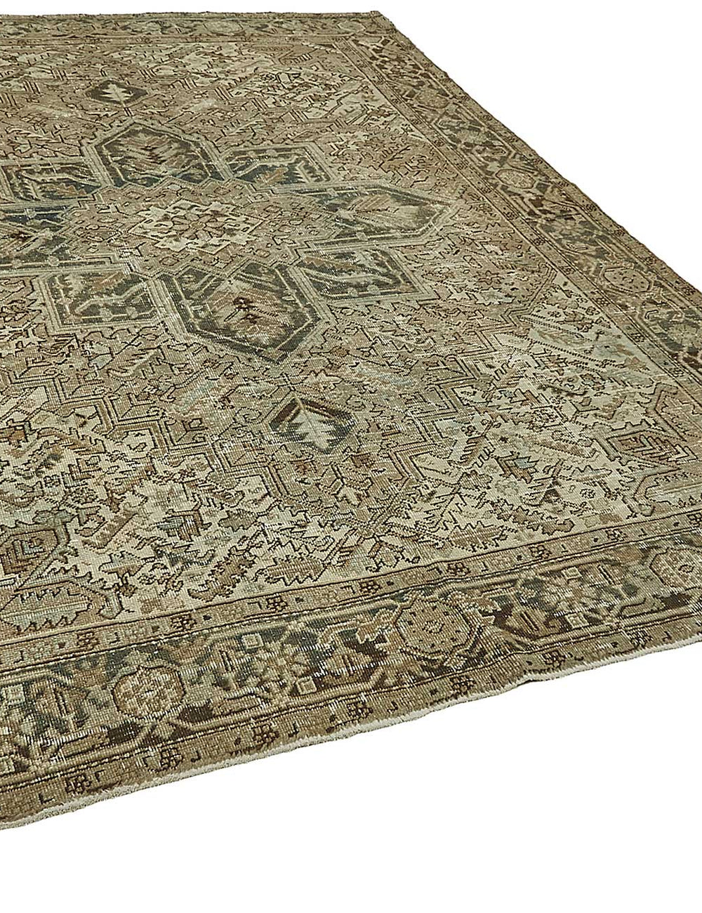 Persian Antique Rug 2.36 x 3.10 - Beige