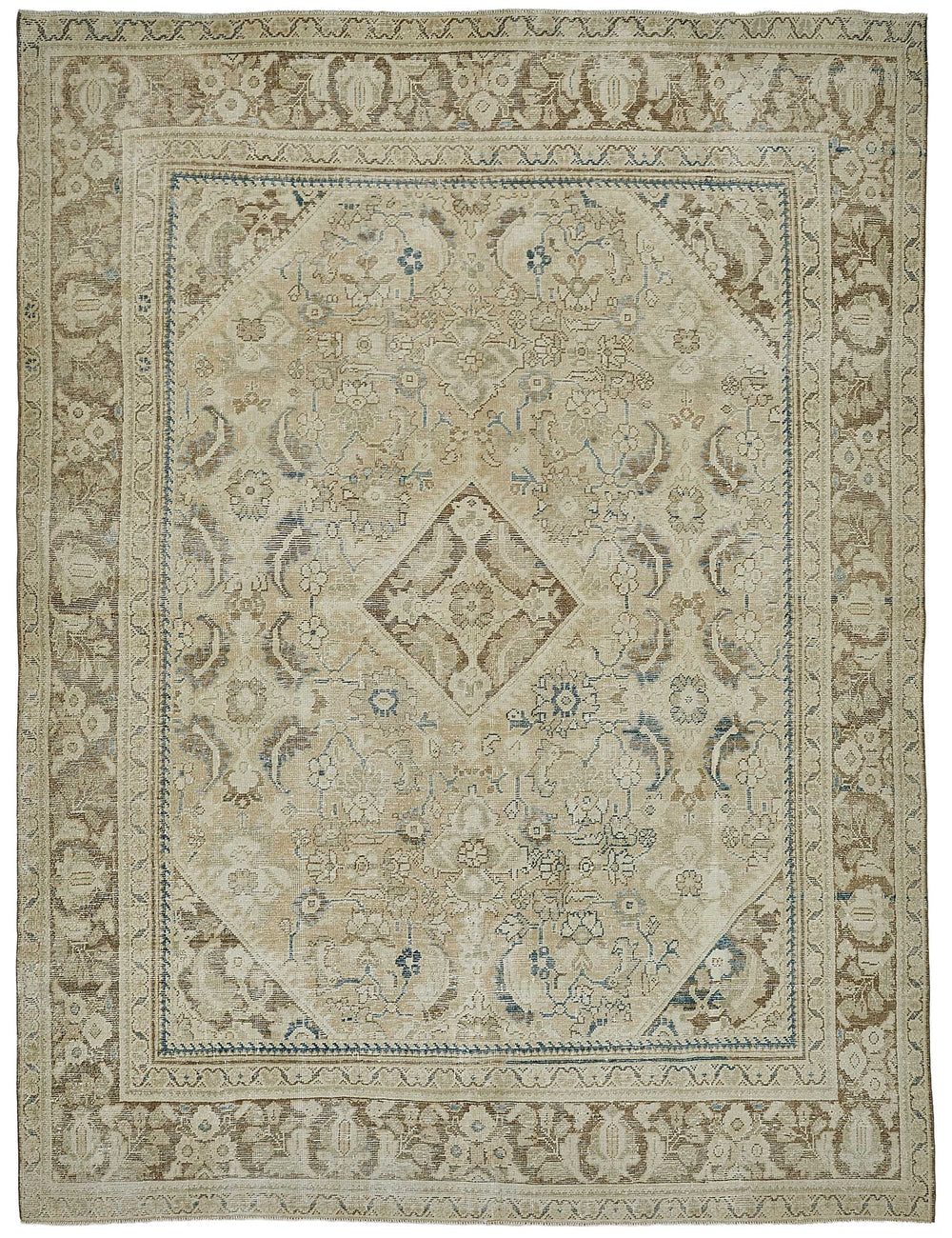Persian Antique Rug 2.65 x 3.56 - Beige