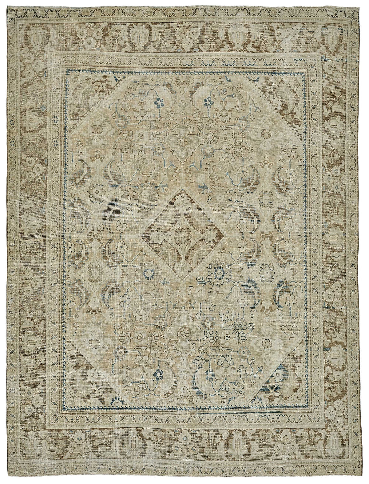 Persian Antique Rug 2.65 x 3.56 - Beige