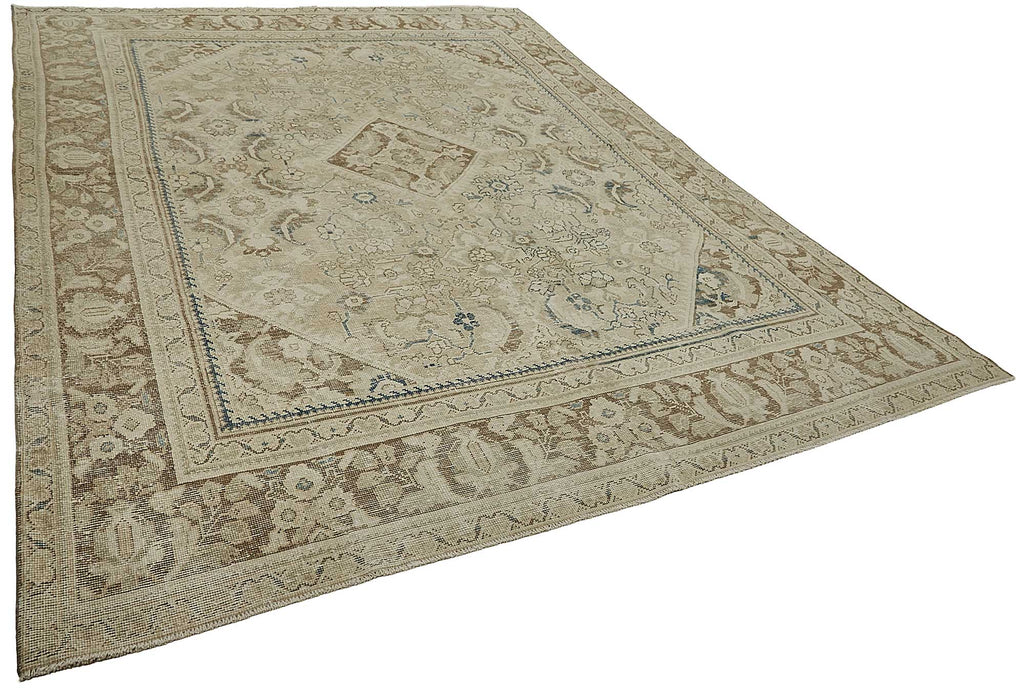 Persian Antique Rug 2.65 x 3.56 - Beige - SamaRugs