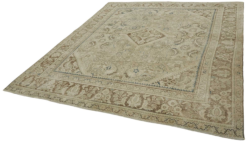 Persian Antique Rug 2.65 x 3.56 - Beige - SamaRugs