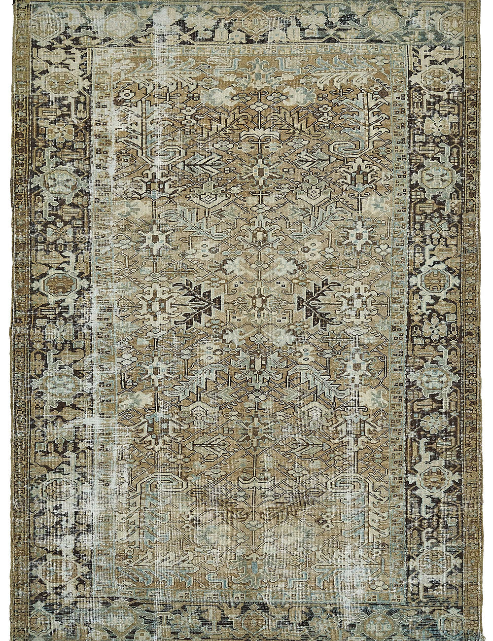 Persian Antique Rug 2.18 x 3.10 - Beige