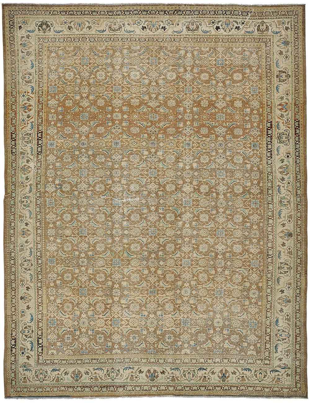 Persian Antique Rug 2.92 x 3.80 - Beige