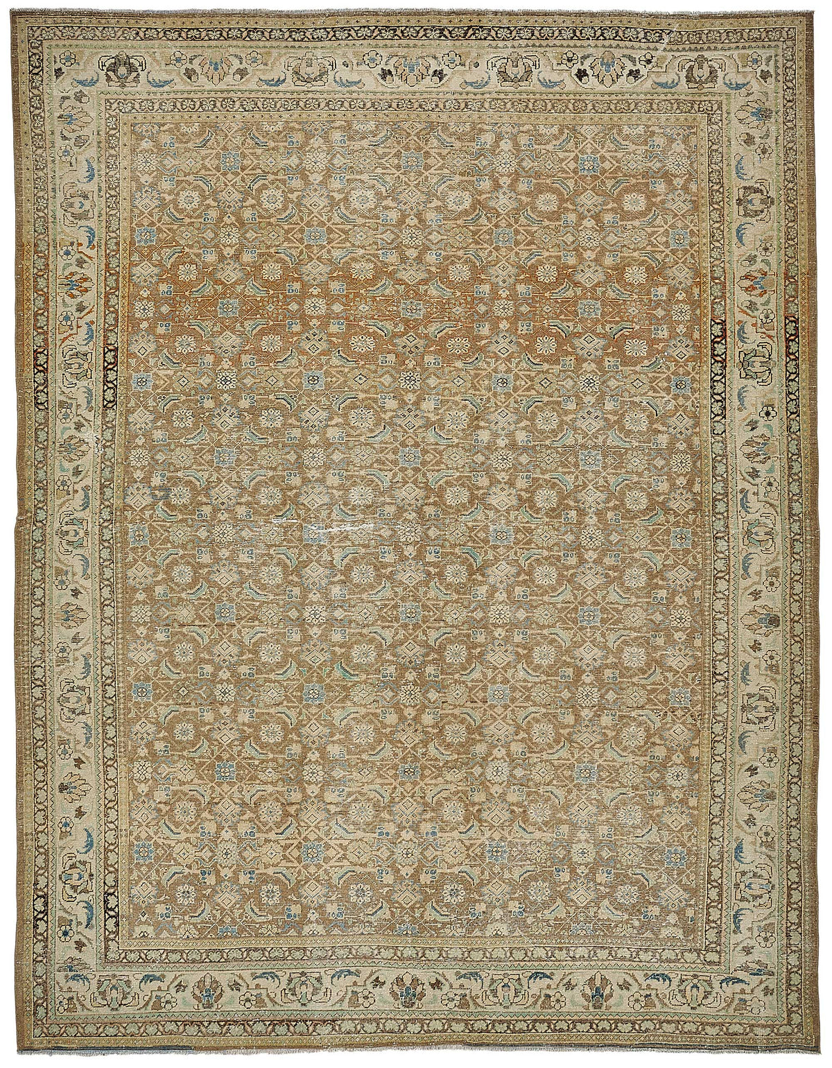 Persian Antique Rug 2.92 x 3.80 - Beige