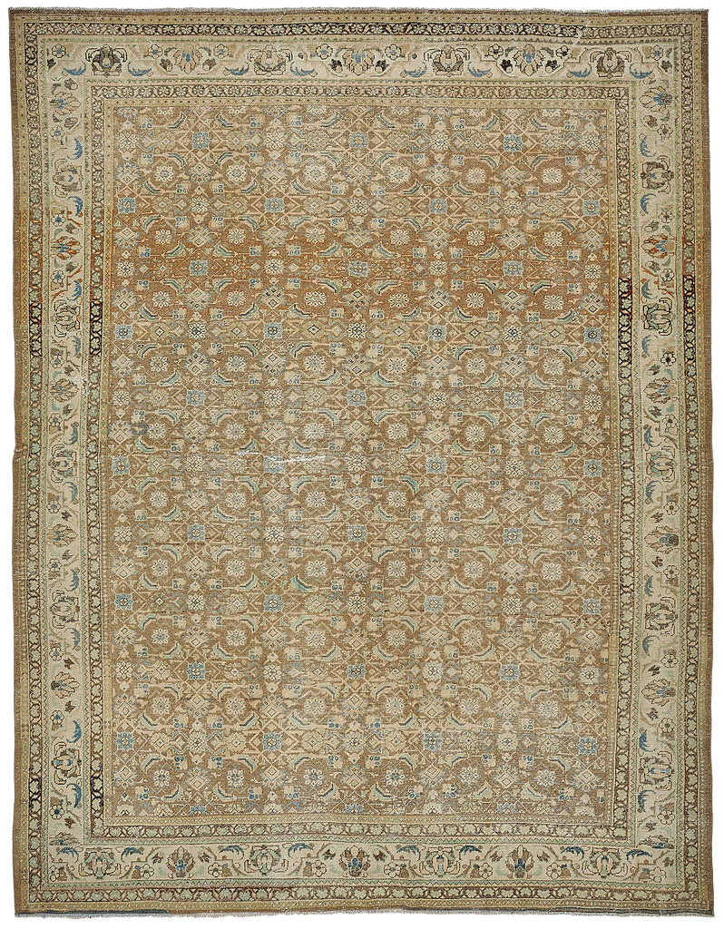 Persian Antique Rug 2.92 x 3.80 - Beige - SamaRugs