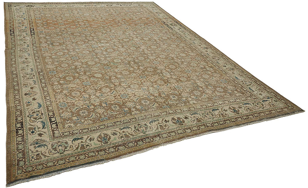 Persian Antique Rug 2.92 x 3.80 - Beige - SamaRugs