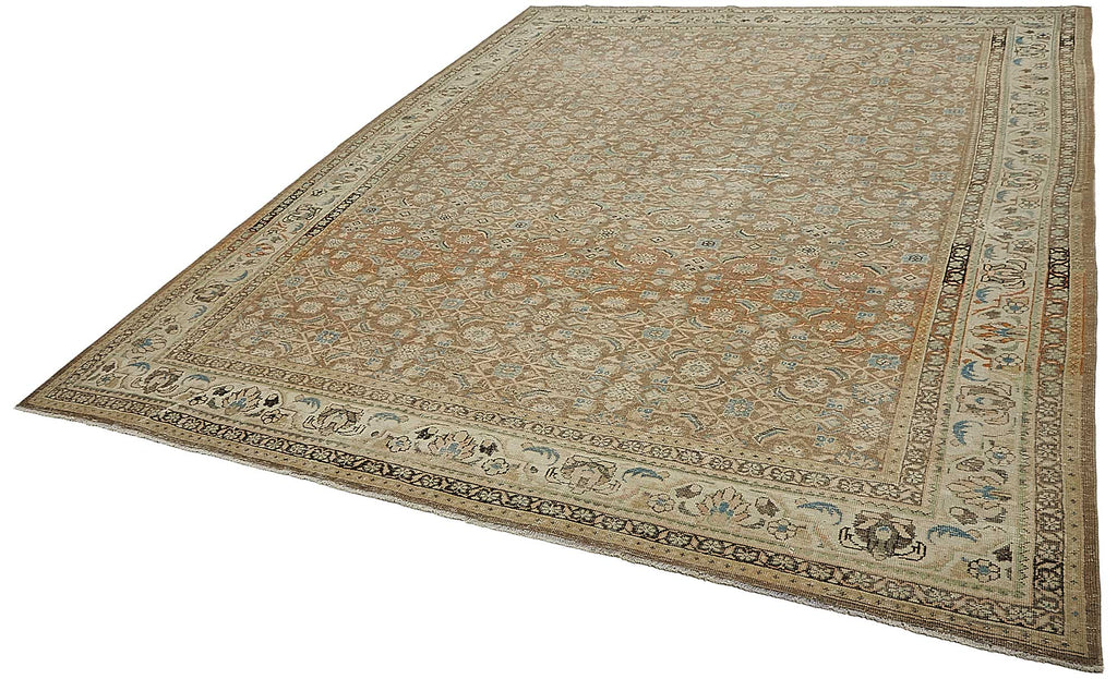 Persian Antique Rug 2.92 x 3.80 - Beige - SamaRugs