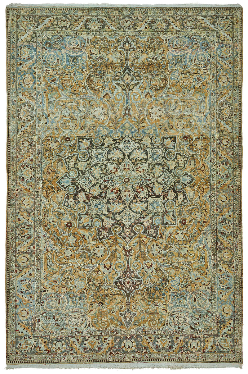 Persian Antique Rug 2.06 x 3.10 - Beige - SamaRugs