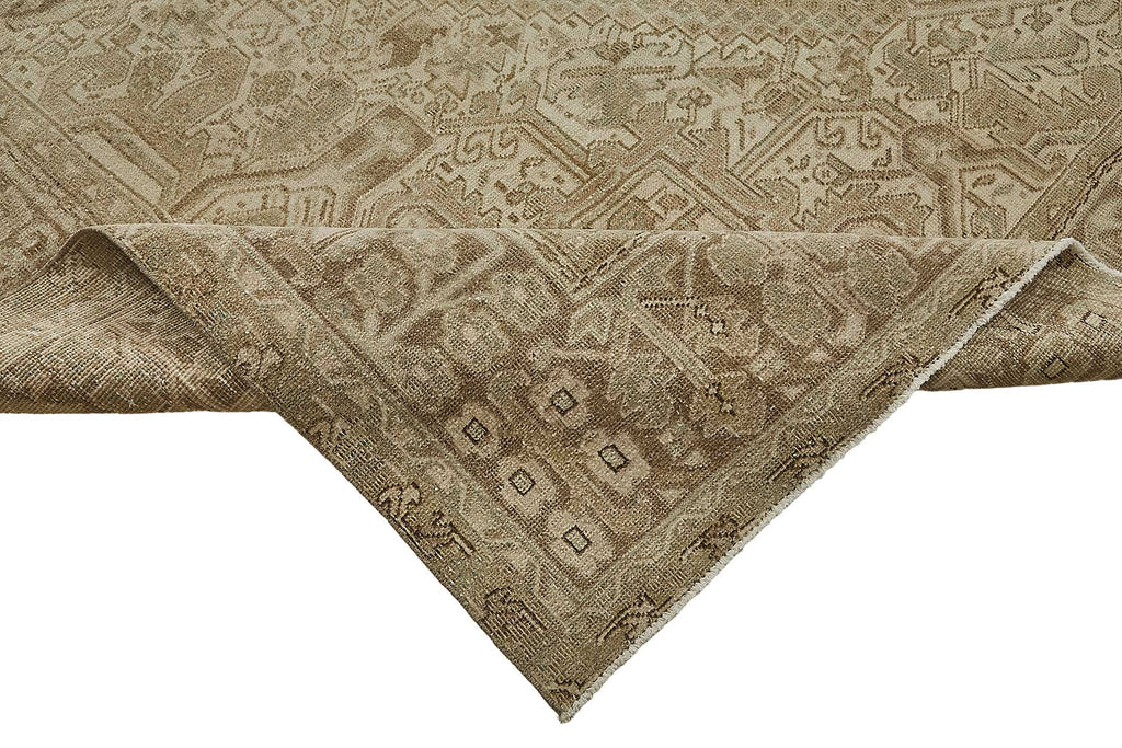 Persian Antique Rug 3.02 x 3.98 - Beige - SamaRugs