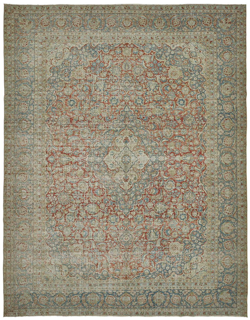Persian Antique Rug 3.13 x 3.94 - Beige - SamaRugs
