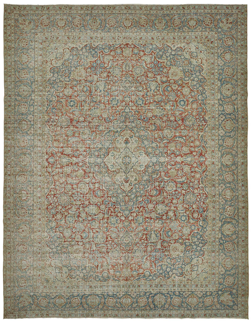 Persian Antique Rug 3.13 x 3.94 - Beige - SamaRugs