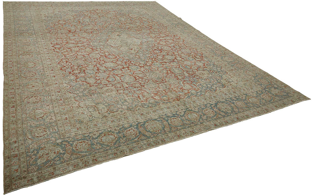 Persian Antique Rug 3.13 x 3.94 - Beige - SamaRugs