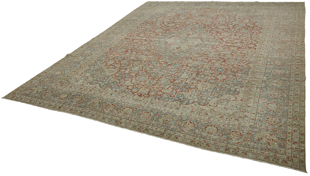 Persian Antique Rug 3.13 x 3.94 - Beige - SamaRugs