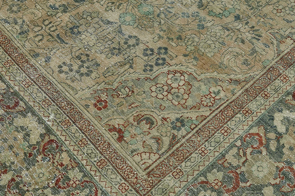 Persian Antique Rug 3.25 x 4.17 - Beige - SamaRugs