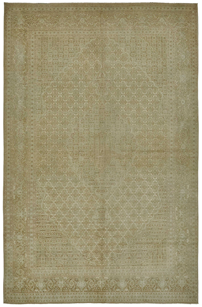 Persian Antique Rug 2.00 x 2.97 - Beige - SamaRugs