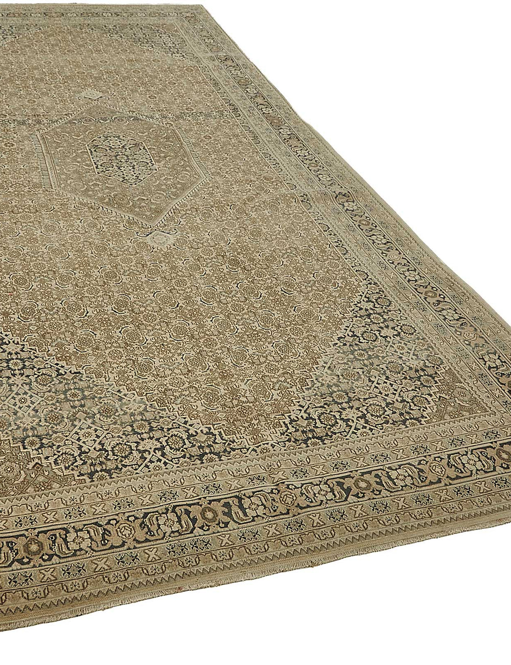 Persian Antique Rug 1.76 x 3.66 - Beige