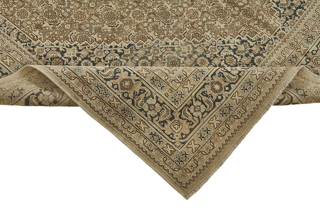 Persian Antique Rug 1.76 x 3.66 - Beige - SamaRugs