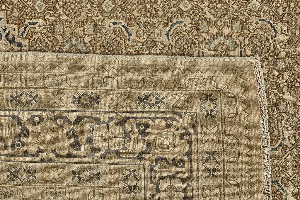 Persian Antique Rug 1.76 x 3.66 - Beige - SamaRugs