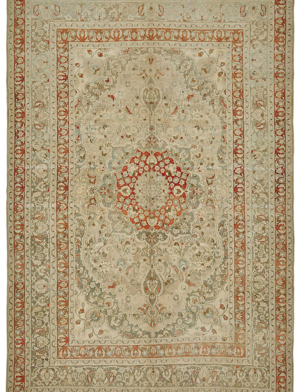 Persian Antique Rug 2.16 x 3.22 - Beige