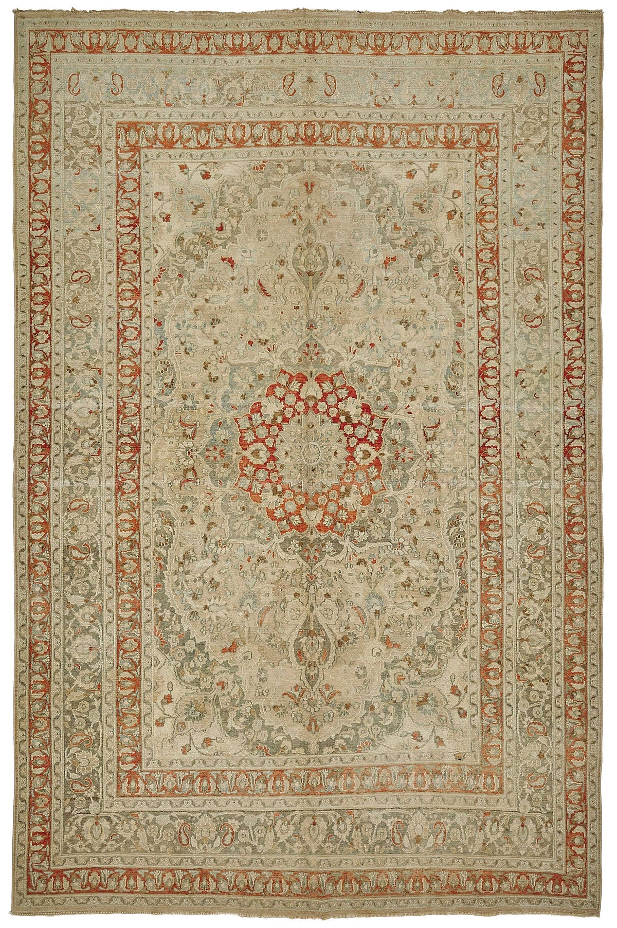 Persian Antique Rug 2.16 x 3.22 - Beige