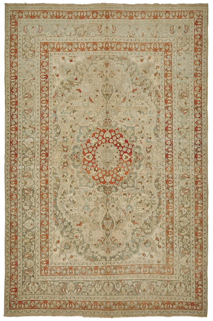 Persian Antique Rug 2.16 x 3.22 - Beige - SamaRugs