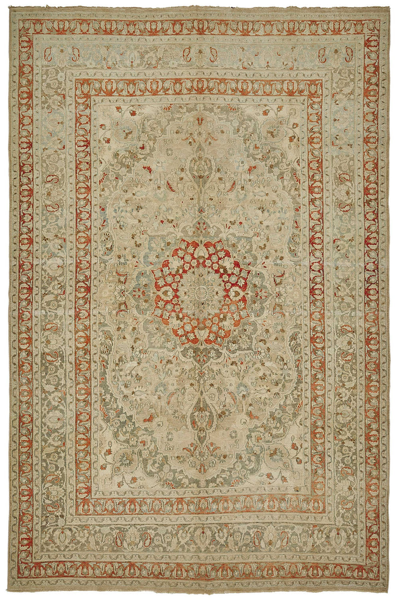 Persian Antique Rug 2.16 x 3.22 - Beige - SamaRugs