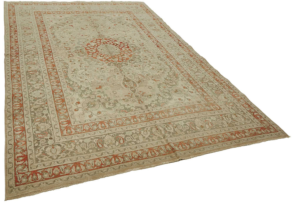 Persian Antique Rug 2.16 x 3.22 - Beige - SamaRugs