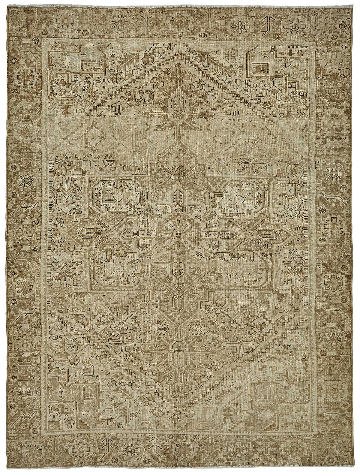 Persian Antique Rug 2.56 x 3.45 - Beige