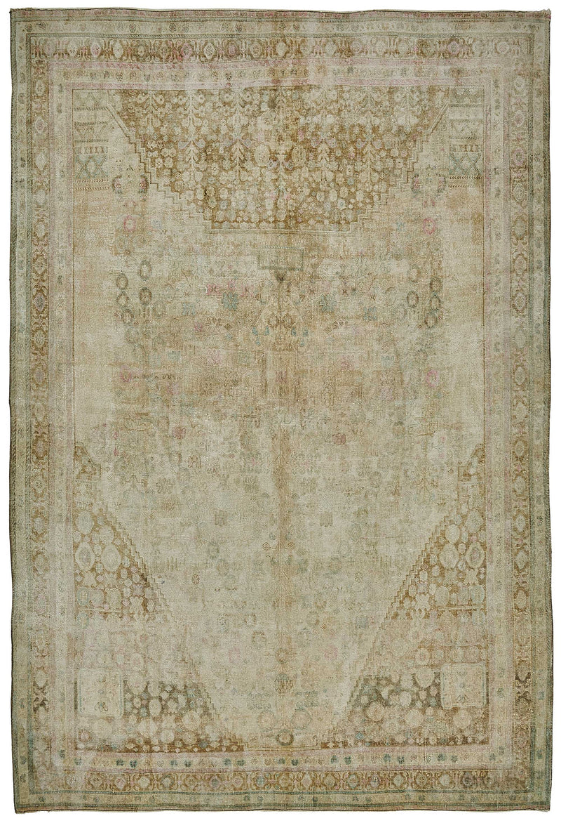 Persian Antique Rug 2.03 x 3.00 - Beige - SamaRugs