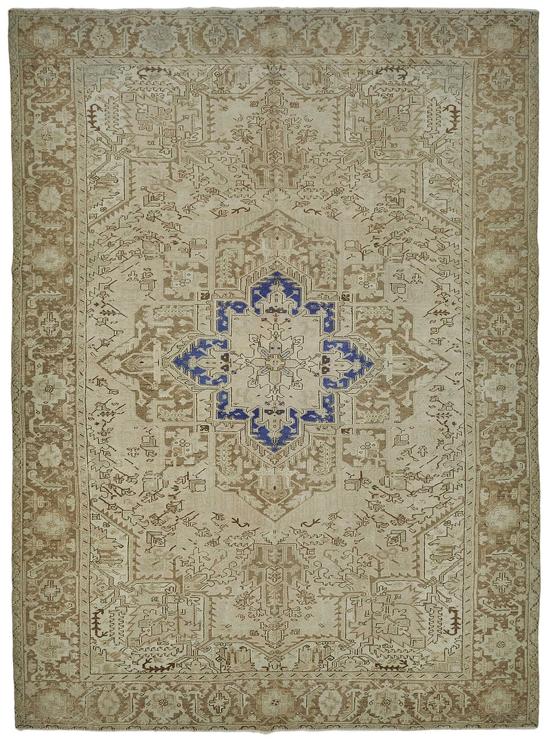 Persian Antique Rug 2.90 x 3.96 - Beige - SamaRugs