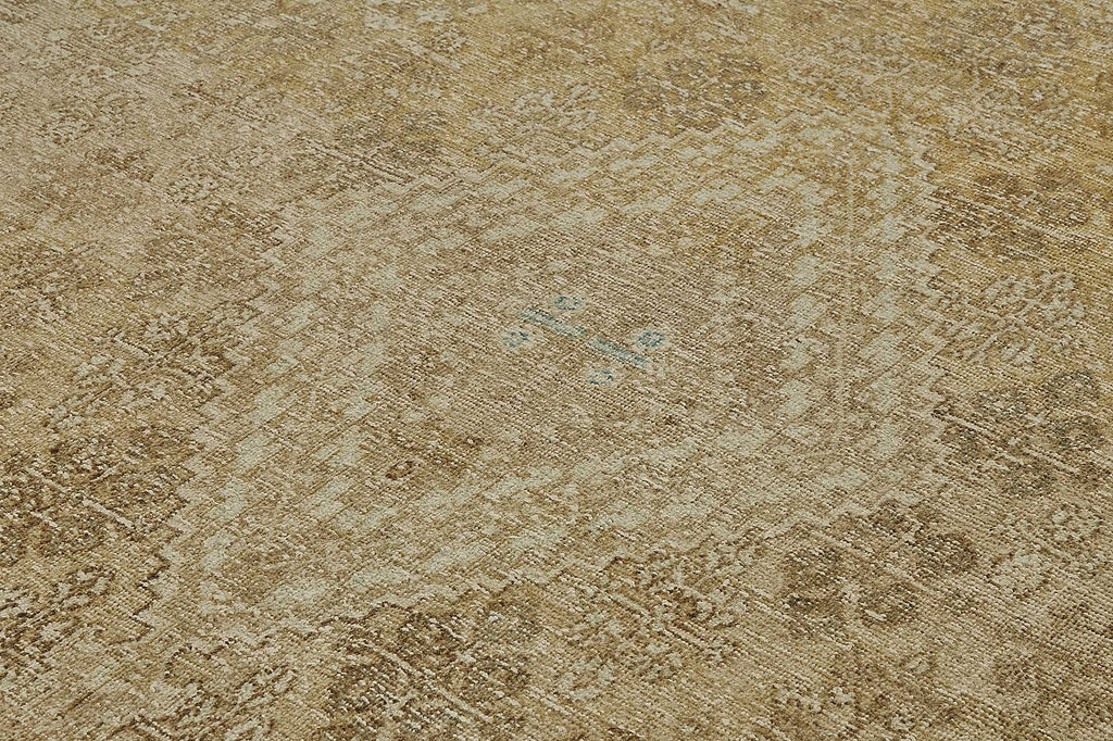 Persian Antique Rug 3.00 x 3.92 - Beige - SamaRugs
