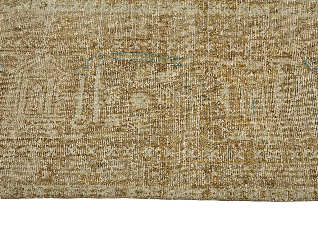 Persian Antique Rug 3.00 x 3.92 - Beige - SamaRugs