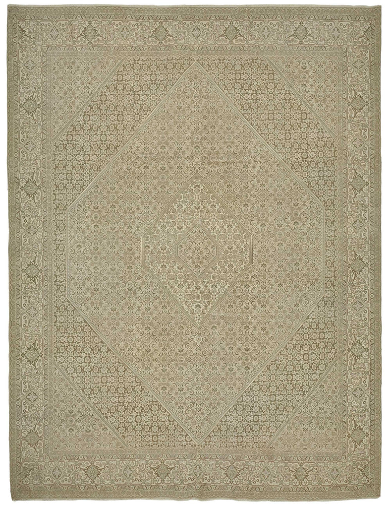 Persian Antique Rug 2.96 x 3.93 - Beige - SamaRugs