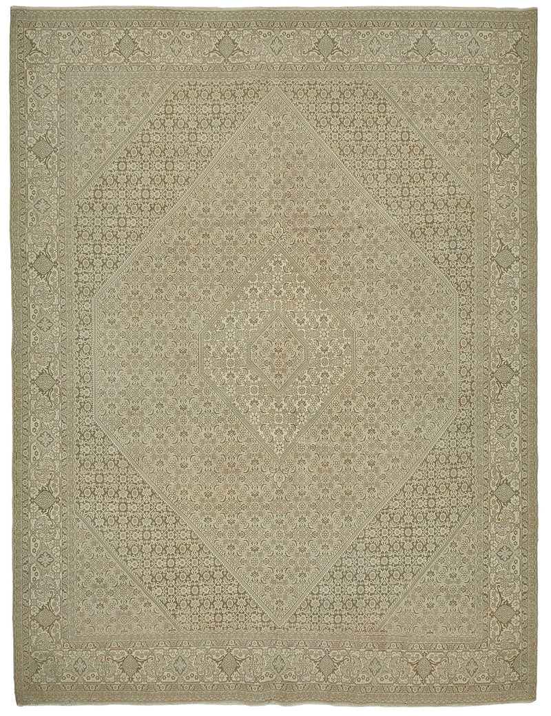 Persian Antique Rug 2.96 x 3.93 - Beige - SamaRugs
