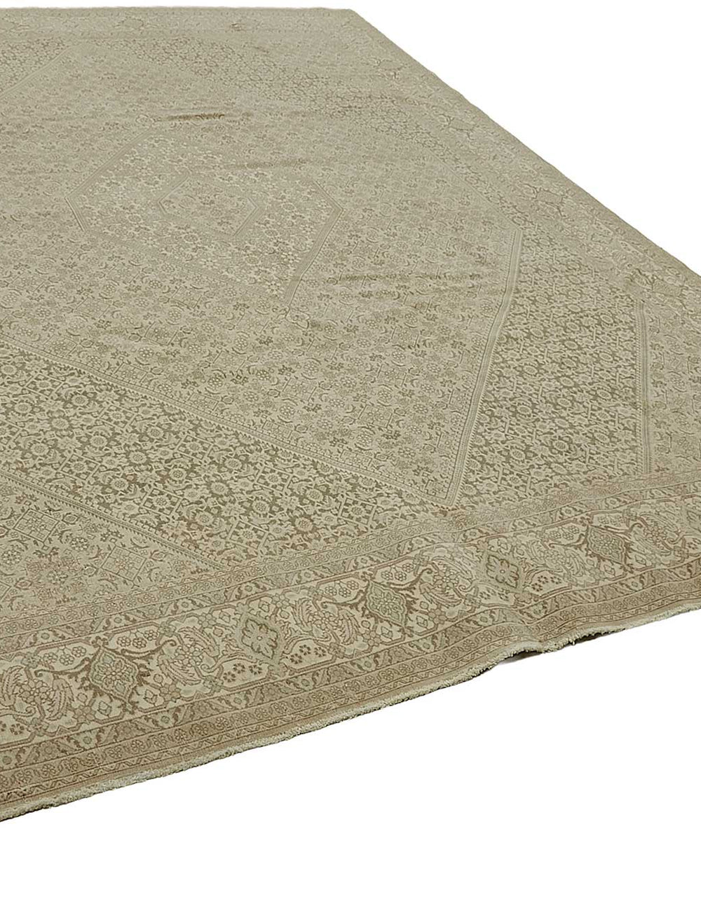 Persian Antique Rug 2.96 x 3.93 - Beige