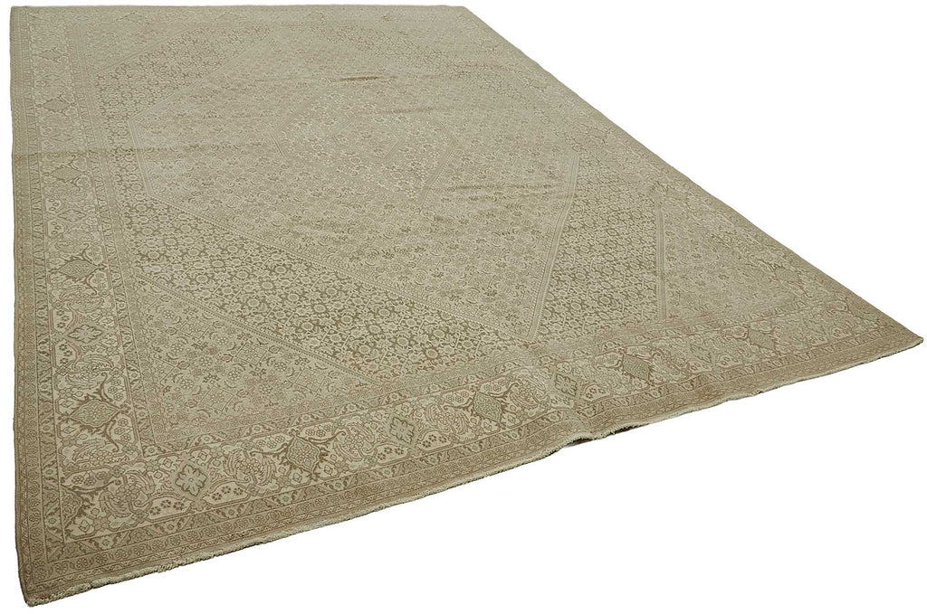 Persian Antique Rug 2.96 x 3.93 - Beige - SamaRugs