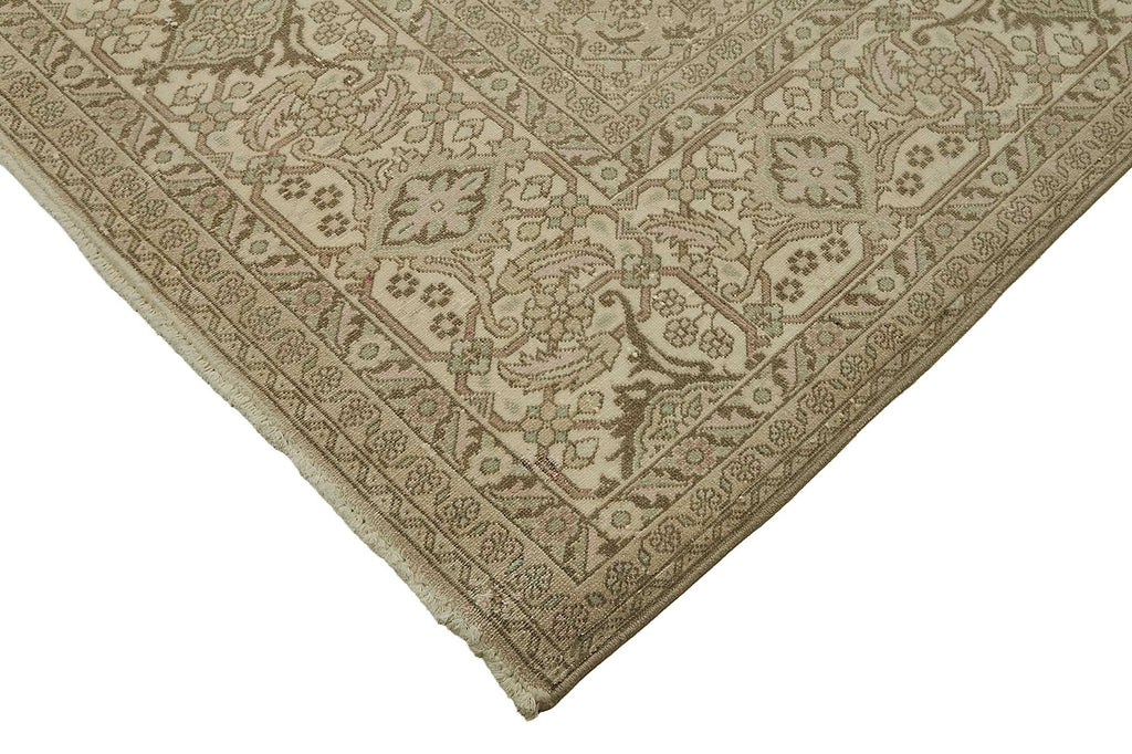 Persian Antique Rug 2.96 x 3.93 - Beige - SamaRugs