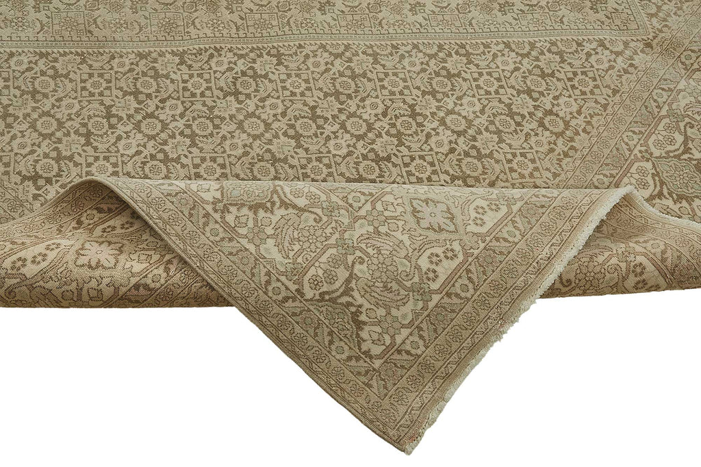 Persian Antique Rug 2.96 x 3.93 - Beige - SamaRugs