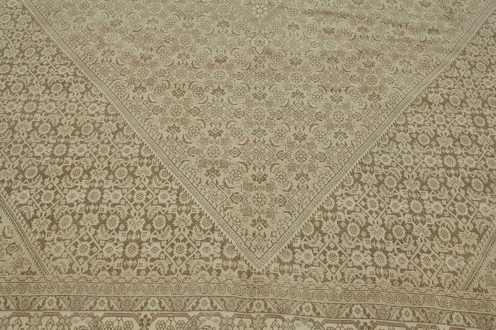 Persian Antique Rug 2.96 x 3.93 - Beige - SamaRugs