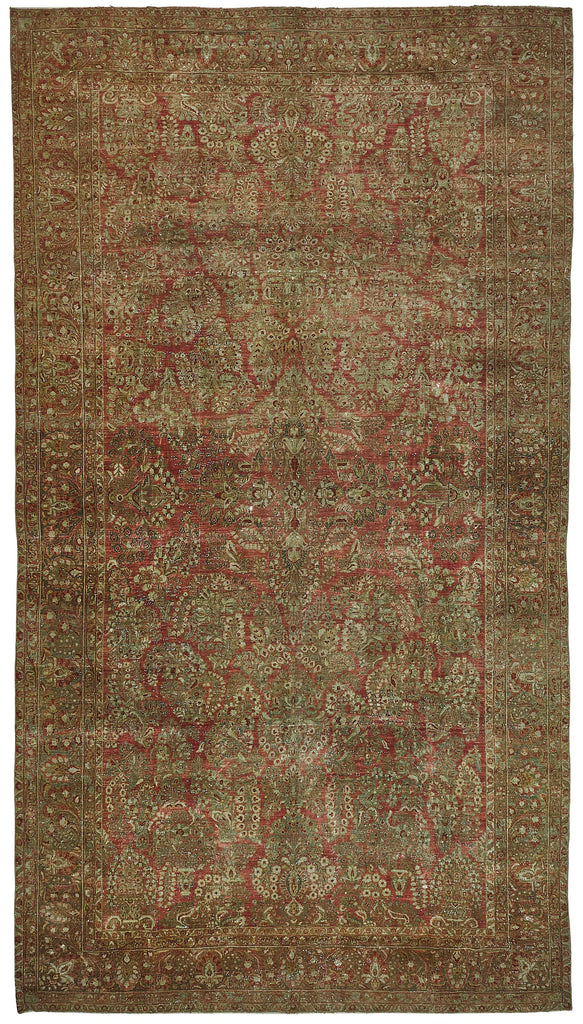 Persian Antique Rug 3.30 x 5.90 - Beige - SamaRugs