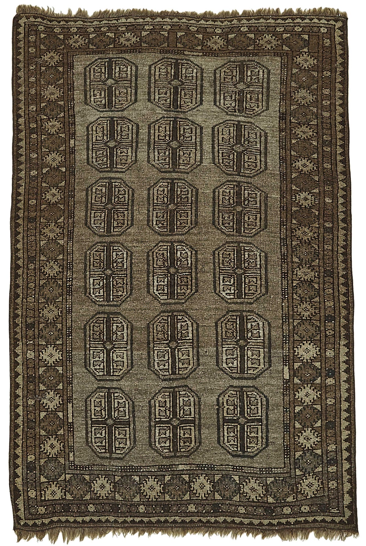 Persian Antique Rug 0.93 x 1.25 - Beige