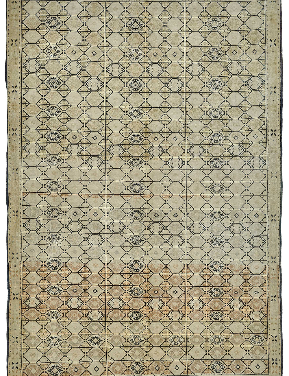 Persian Antique Rug 2.05 x 3.11 - Beige