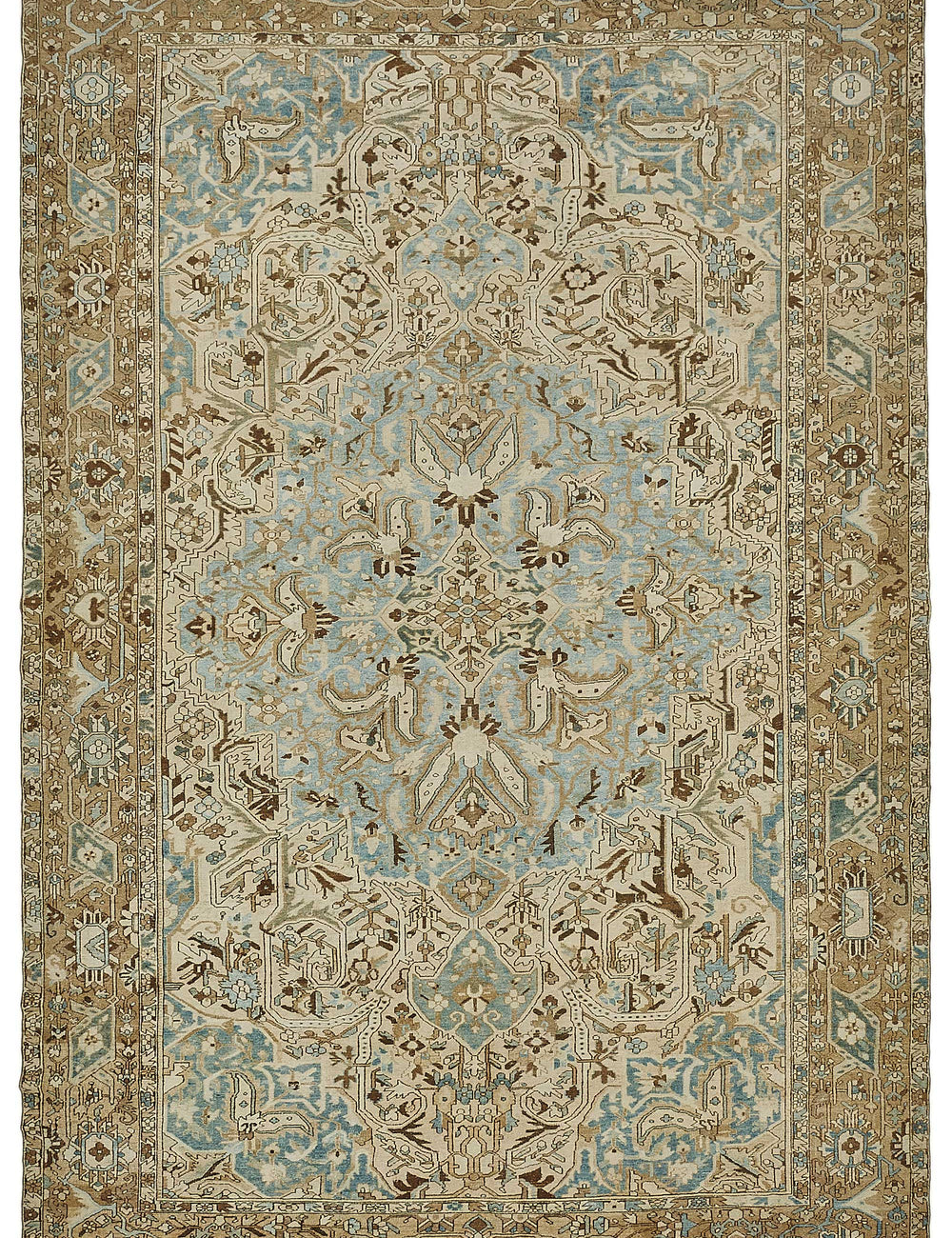 Persian Antique Rug 3.05 x 4.87 - Beige