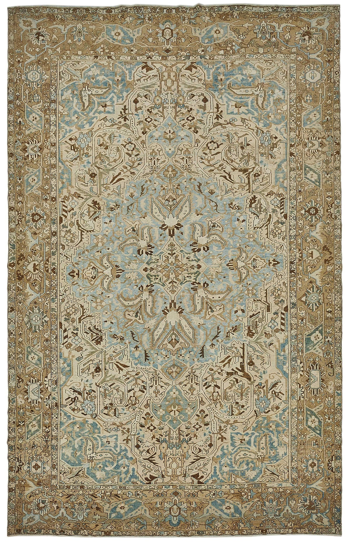 Persian Antique Rug 3.05 x 4.87 - Beige