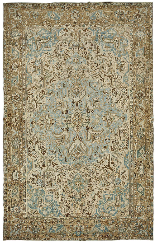 Persian Antique Rug 3.05 x 4.87 - Beige - SamaRugs